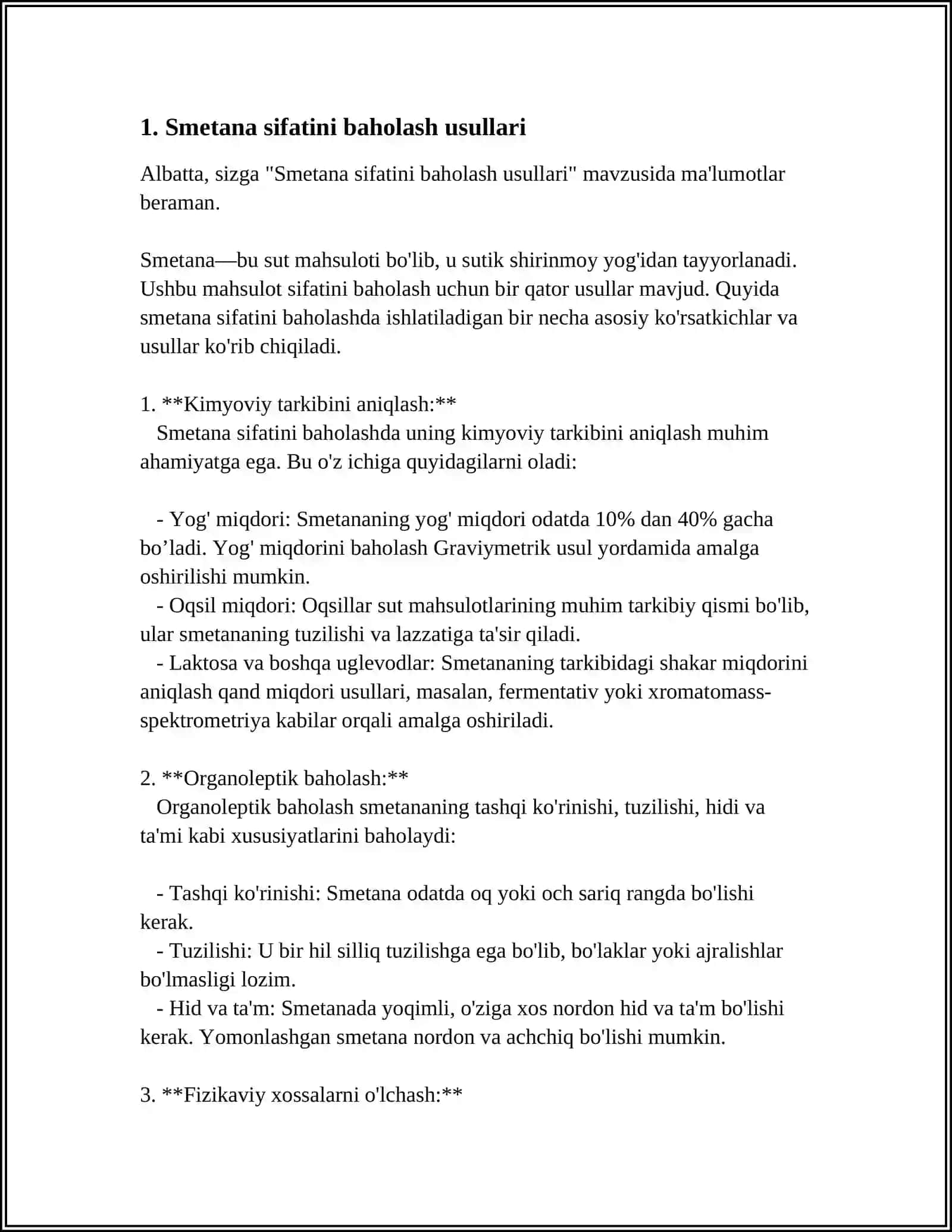 ACHITILGAN SUT MAHSULOTLARNI SIFATINI BAHOLASH 4