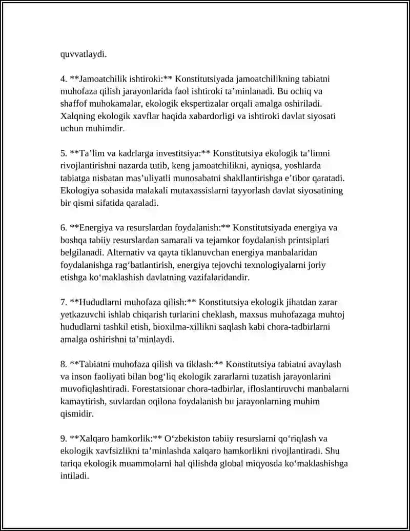 O'ZBEKISTON RESPUBLIKASI OLIY TA’LIM FAN VA INNOVATSIYA VAZIRLIGI FARĢONA DAVLAT UNIVERSITETI REFERAT 4