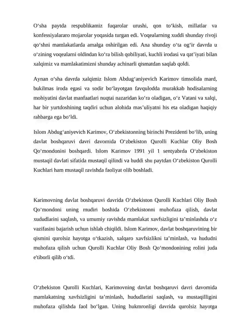 Islom Abdug‘aniyevich Karimov 4