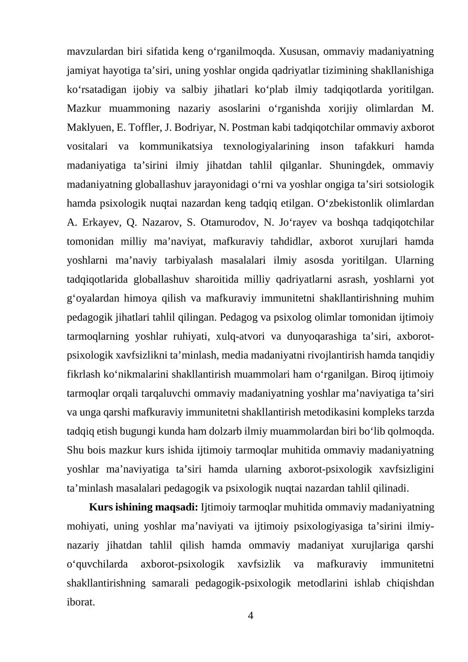 Ijtimоiy tarmoqlar orqali tarqaluvchi ommaviy madaniyat va uning manaviy oqibatlari 4