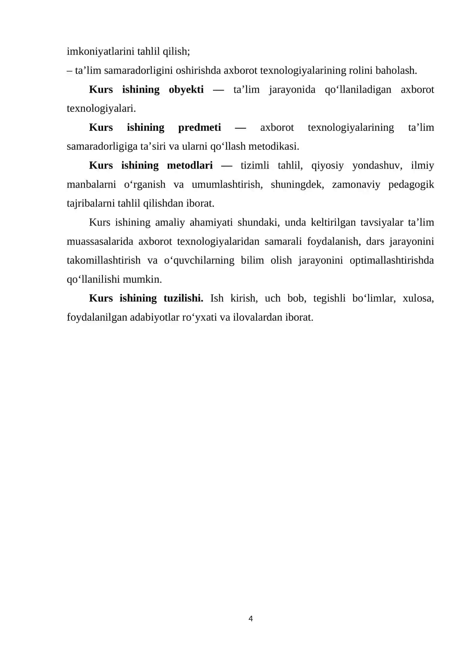 Axborot texnologiyalarining ta’limdagi ahamiyati 4