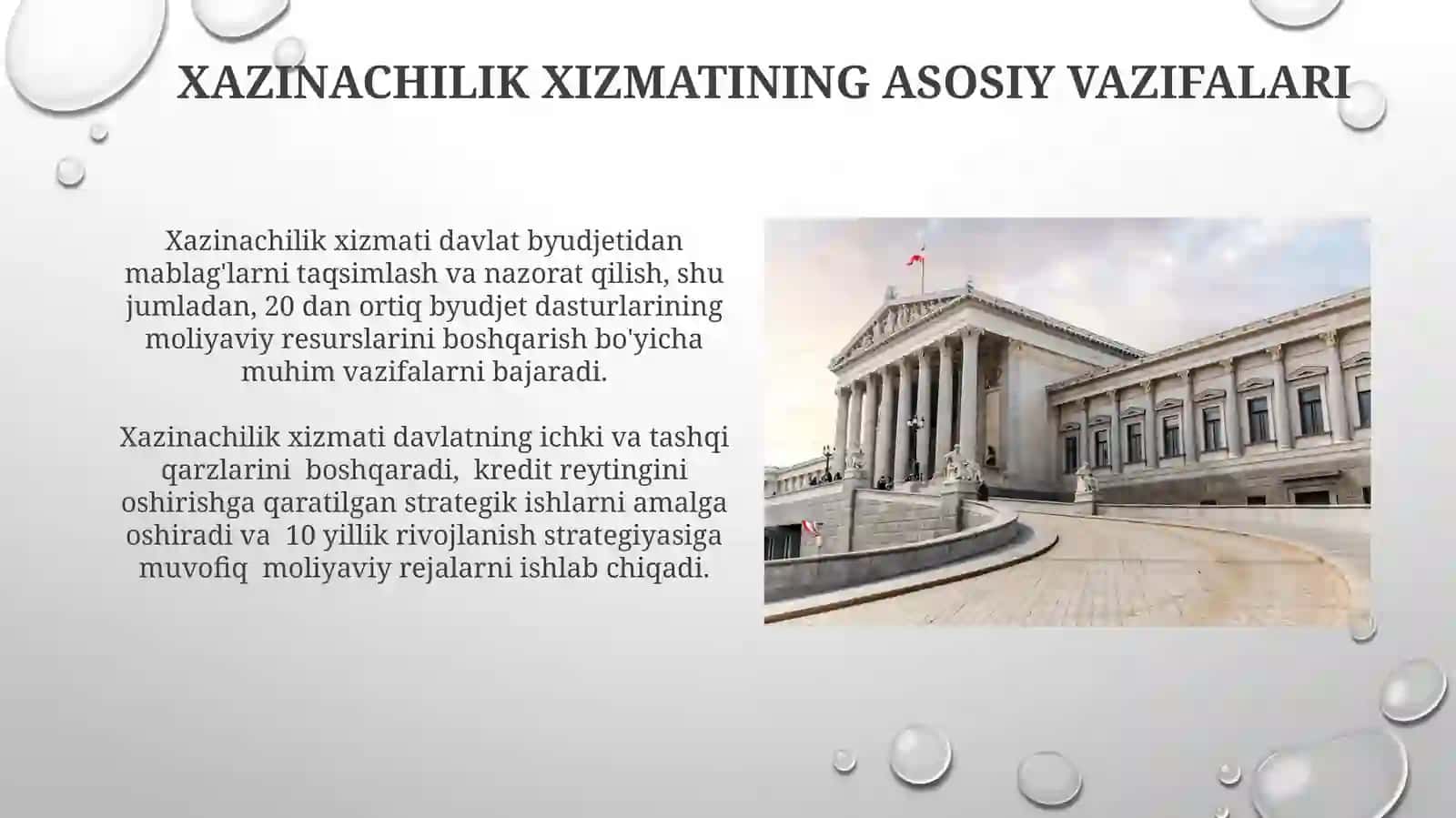 Davlat moliyasini boshqarishda G’aznachilik xizmatining o’rni 4