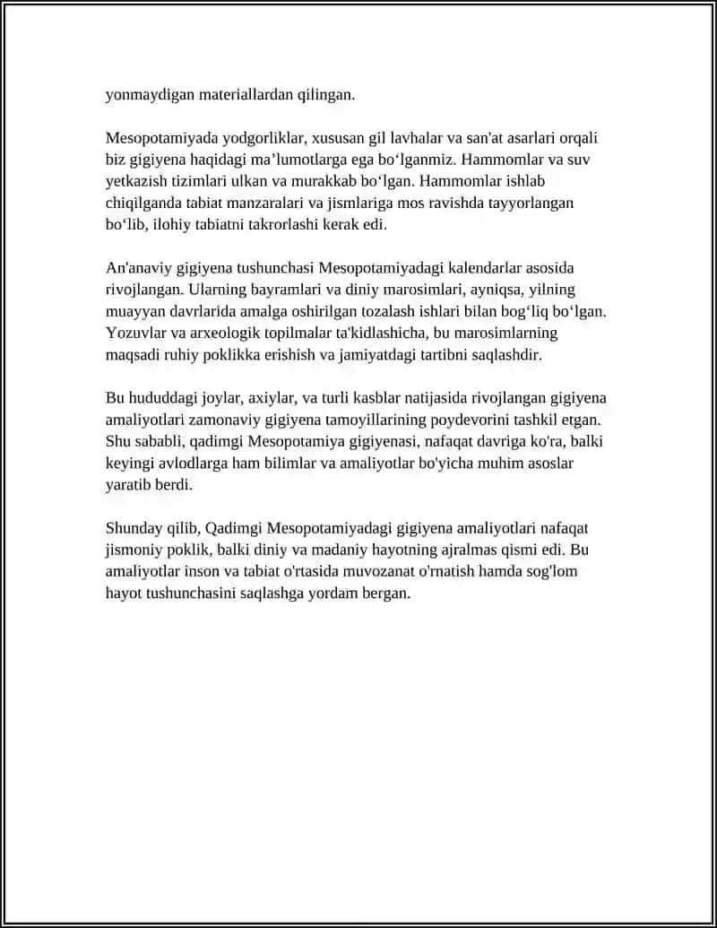 GIGIYENA FANINING QADIMGI DAVRDA SHAKLLANISHI 4