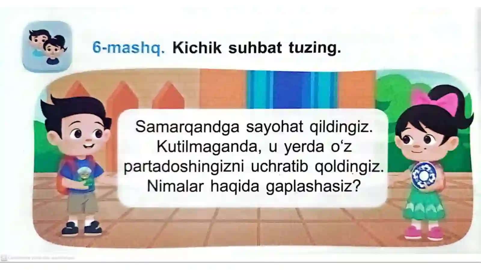 Samarqand – go’zal shahar Undoshtovushlar va harflar 4