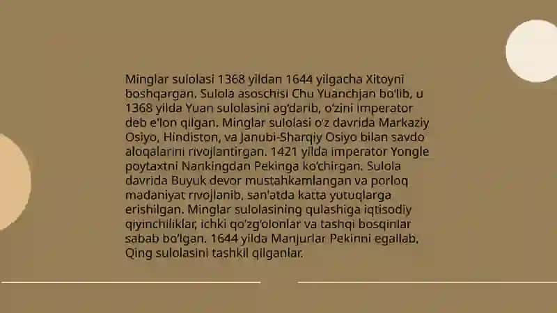 Minglar sulolasi 4