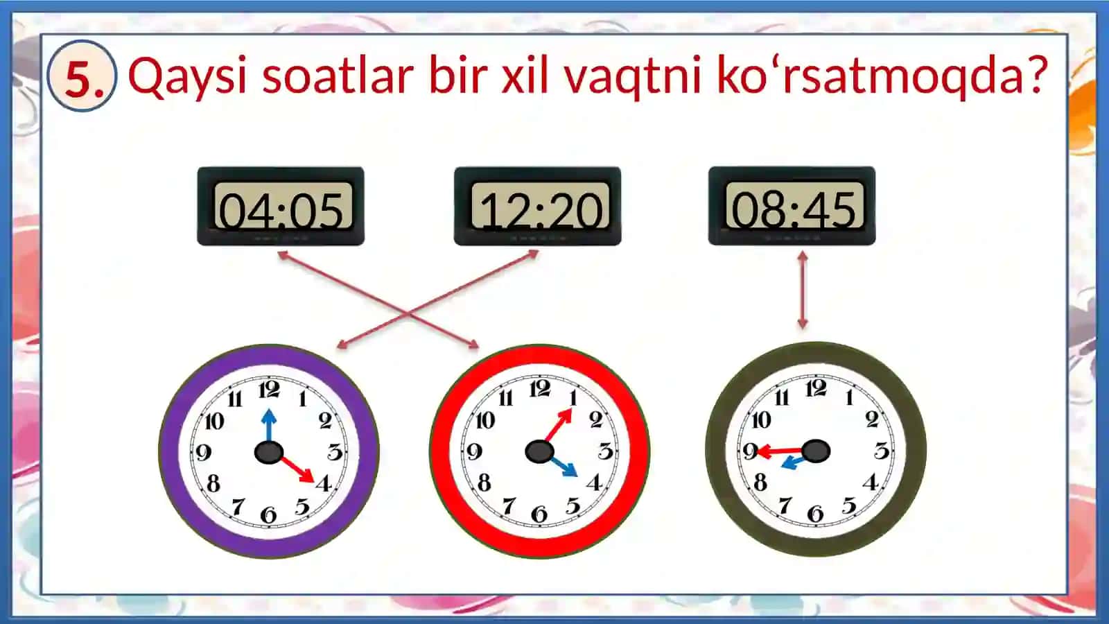 Vaqt va vaqt birliklari (17-dars) 4