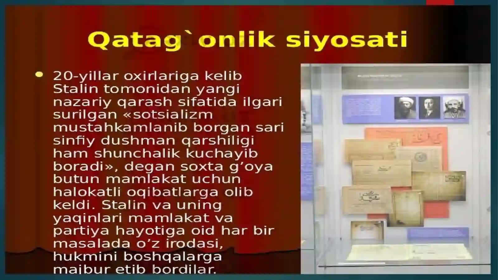 O'zbekiston tarixi fanidan ta'lim 4