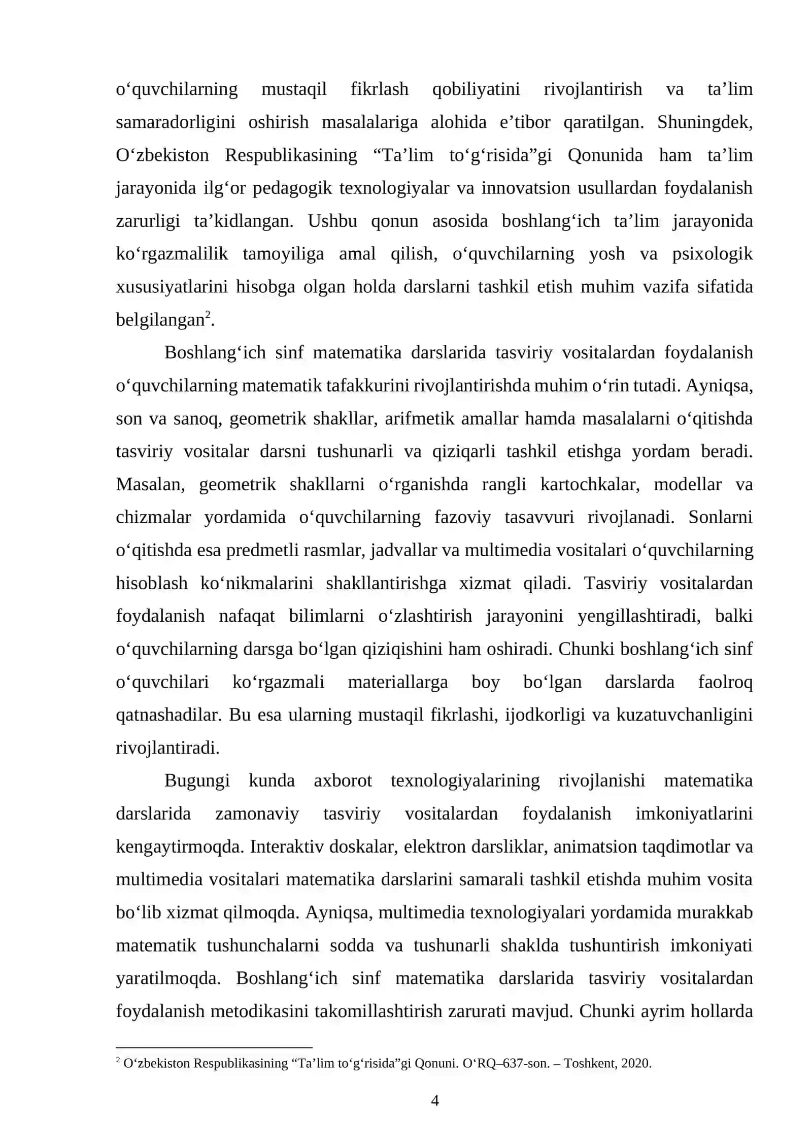 Tasviriy vositalardan foydalanib matematika darslarini tashkil qilish 4