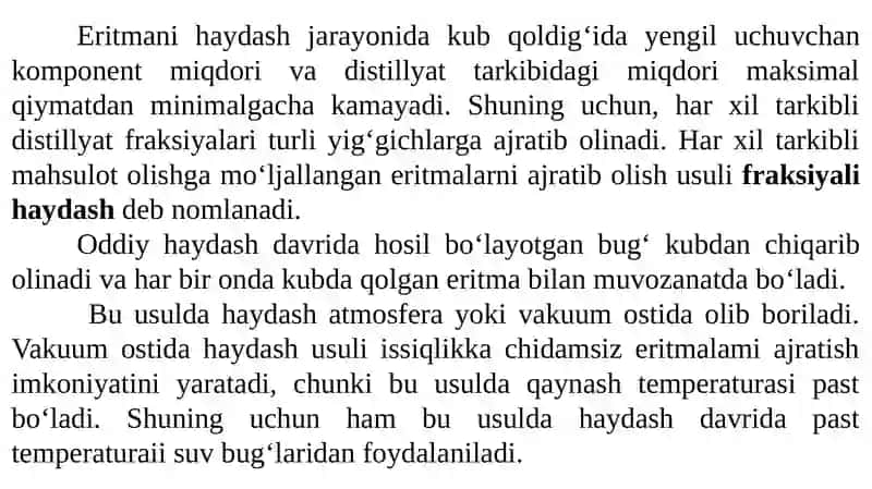 Haydash va rektifikatsiya jarayonlarining nazariy asoslari 4