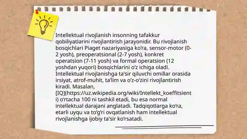 Intellekt tushunchasi va uning individual farqlari 4