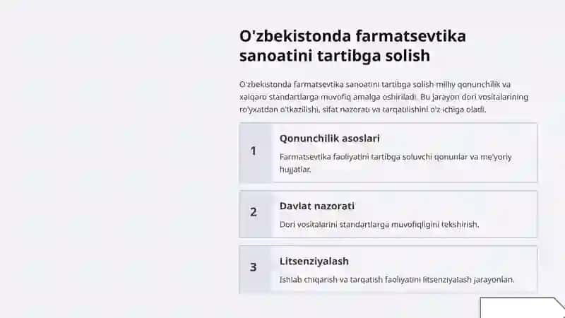 Farmatsevtik Texnik Reglamentlar va GMP: Umumiy tushunchalar 4