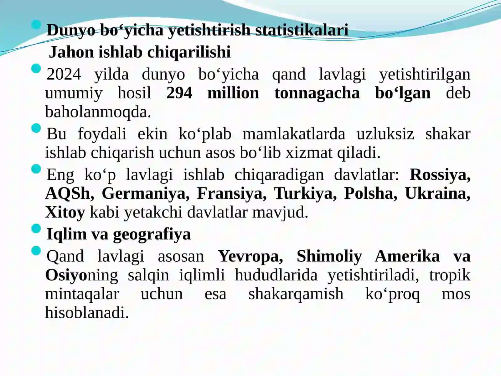 Qand lavlagini yetishtirish va yig‘ishtirib olish 4