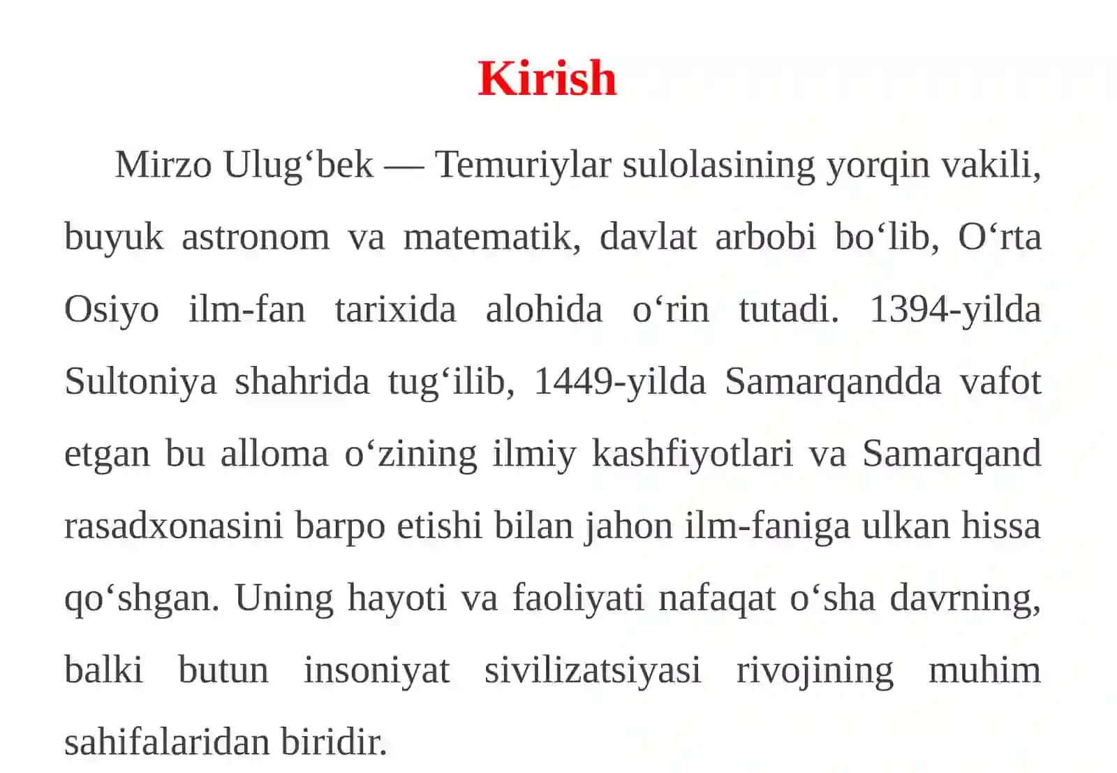 Mirzo Ulug‘bek 4