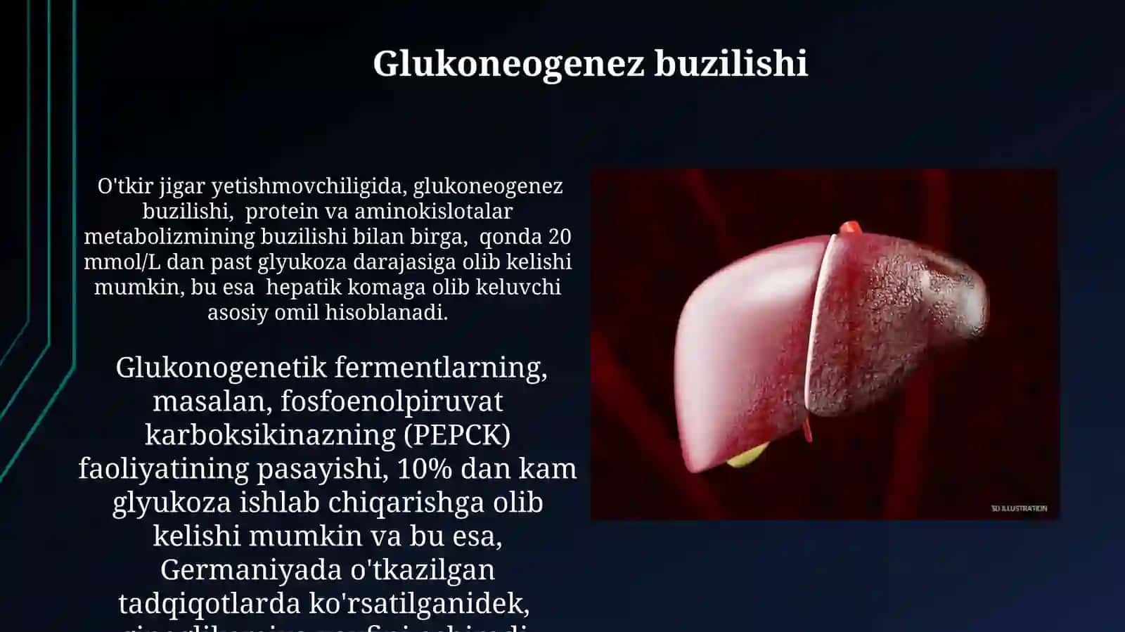 Jigar hujayra yetishmovchiligi va jigar komasining biokimyoviy yechimlari 4