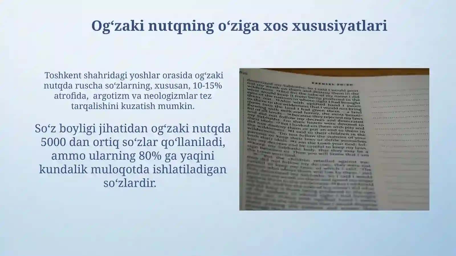 Zamonaviy Oʻzbek Adabiy Tilining Ogʻzaki Shakli 4