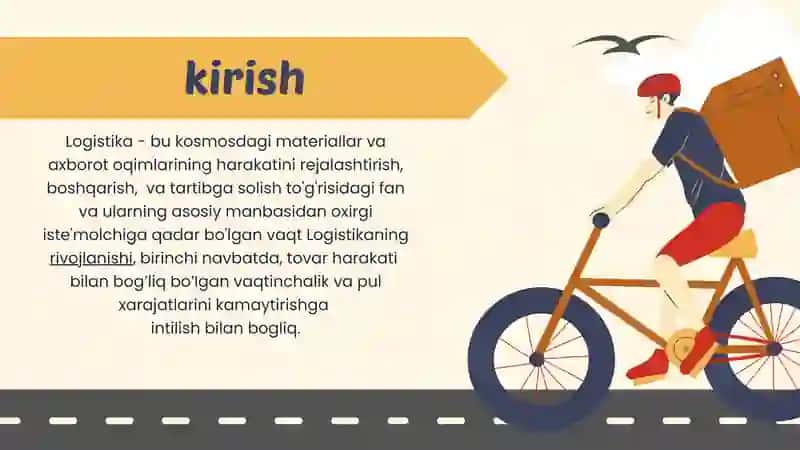 Logistikaning rivojlanish bosqichlari 4
