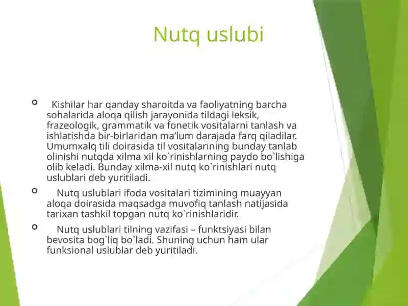 Nutqning uslublari 4