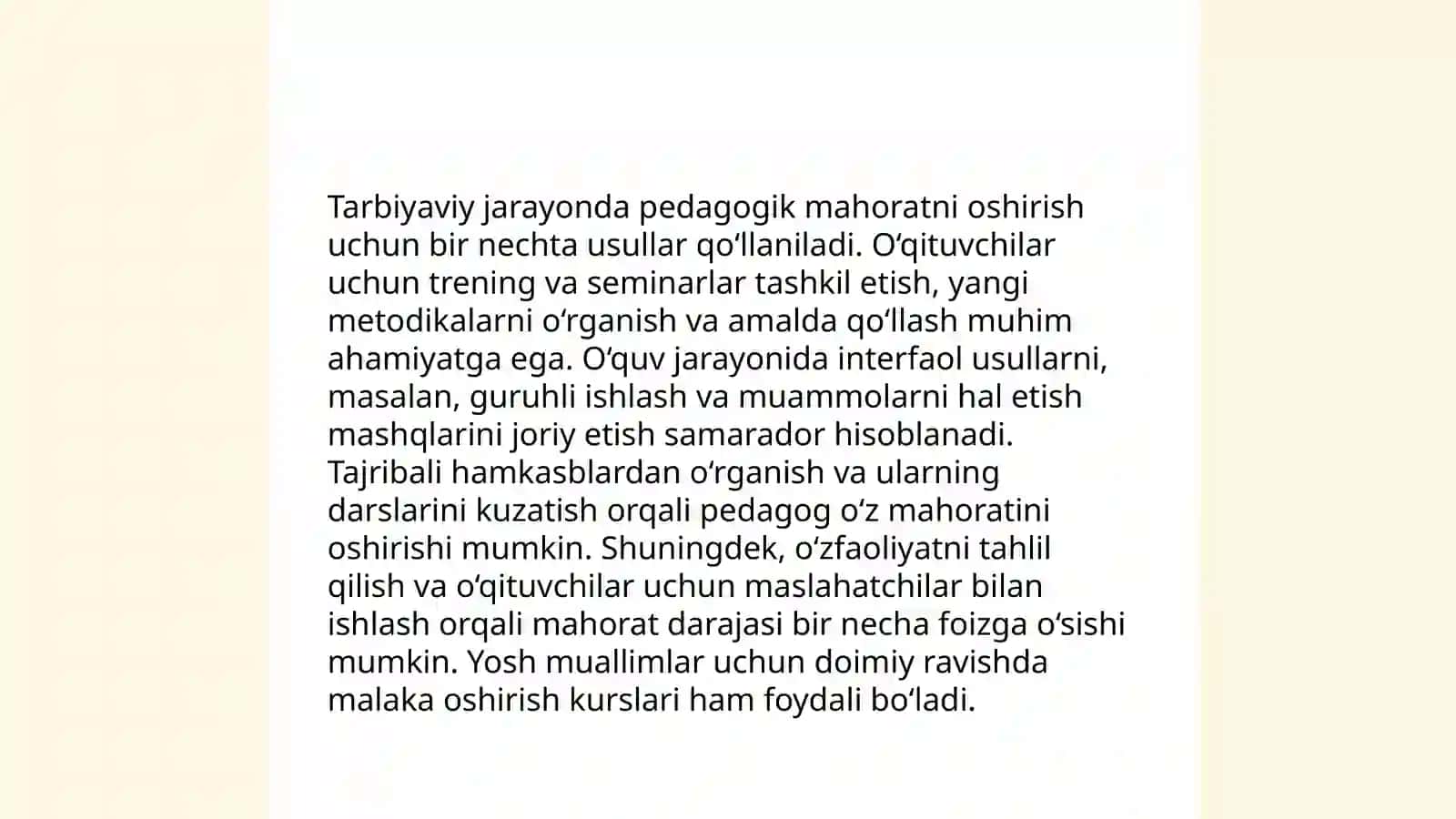 Pedagogik mahoratning tarbiyaviy ishlar samaradorligiga ta'siri 4