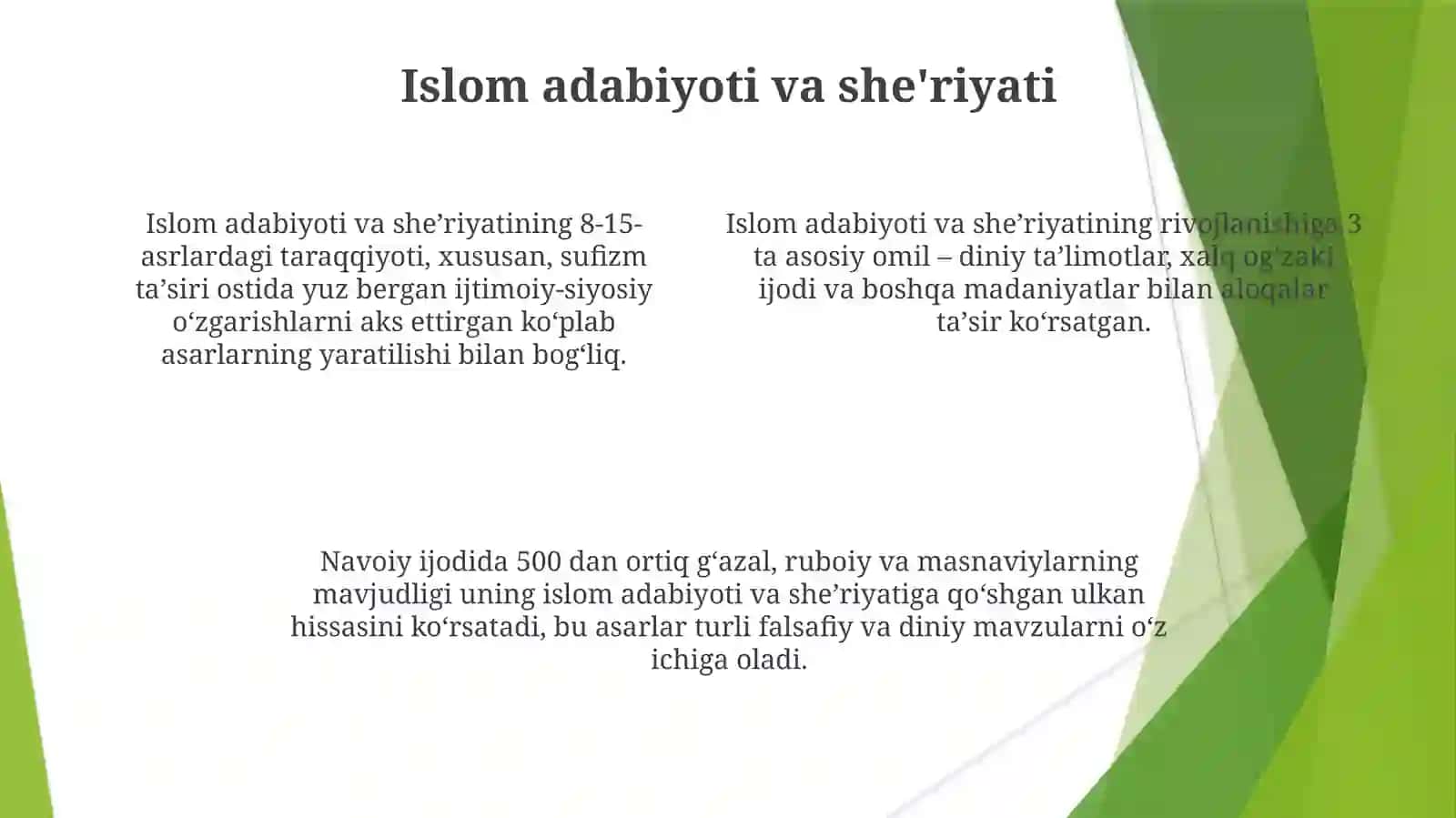 Islomda Inson Ma'naviy Madaniyatining Shakillanishidagi Tarixiy Omillar 4