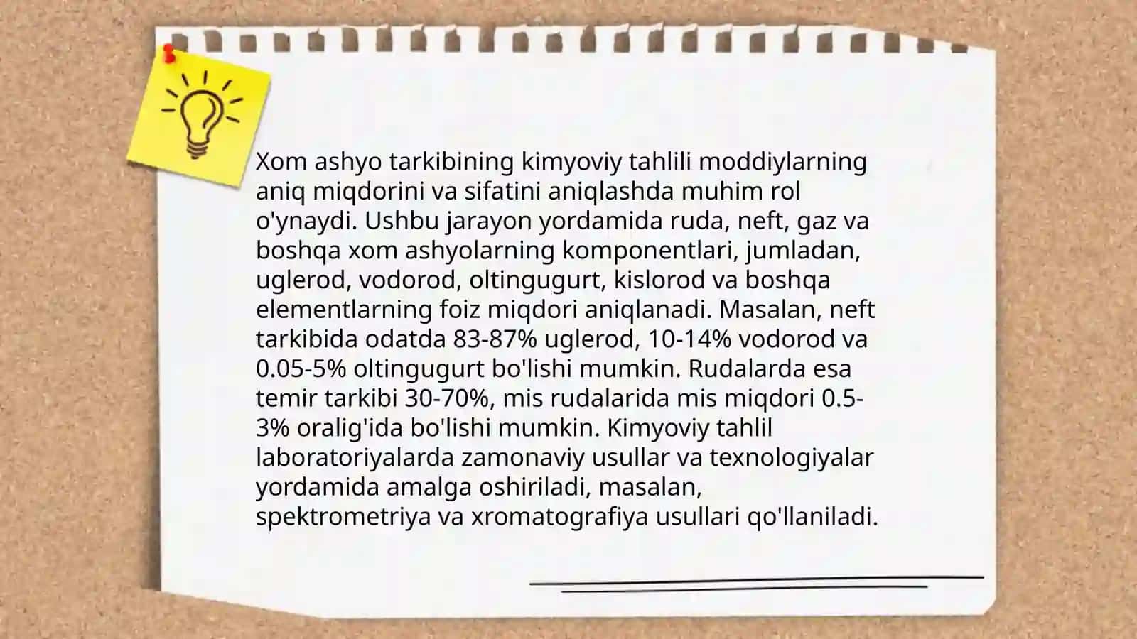 Qo’rg’oshin saqlovchi xom ashyoni moddiy tarkibini hisoblash 4