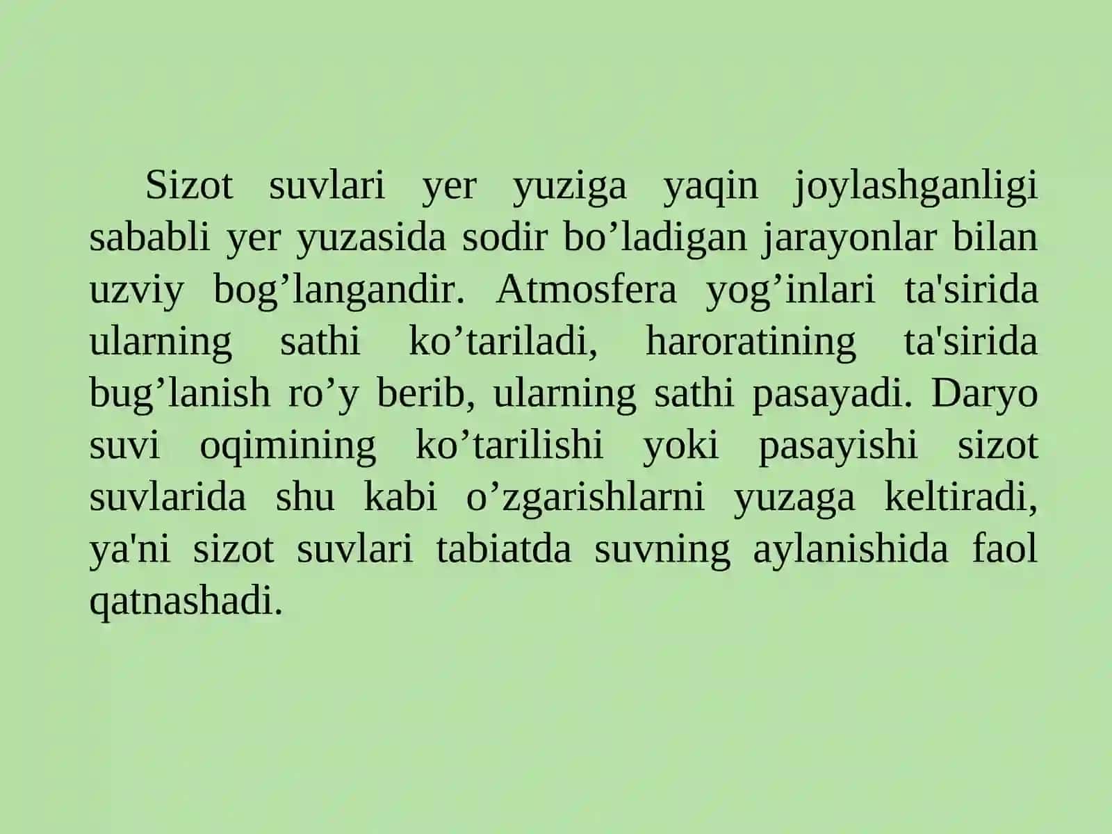 Mavzu:Gidroizogipsva gidroizopeyzxaritalarini tuzish 4