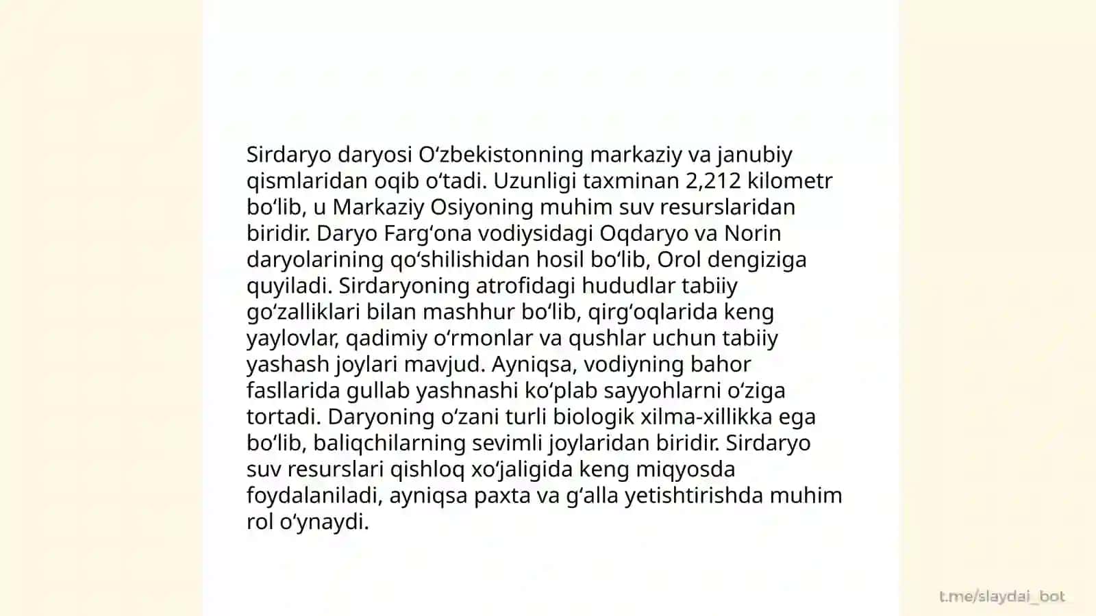 Sirdaryo turistik resurslari 4
