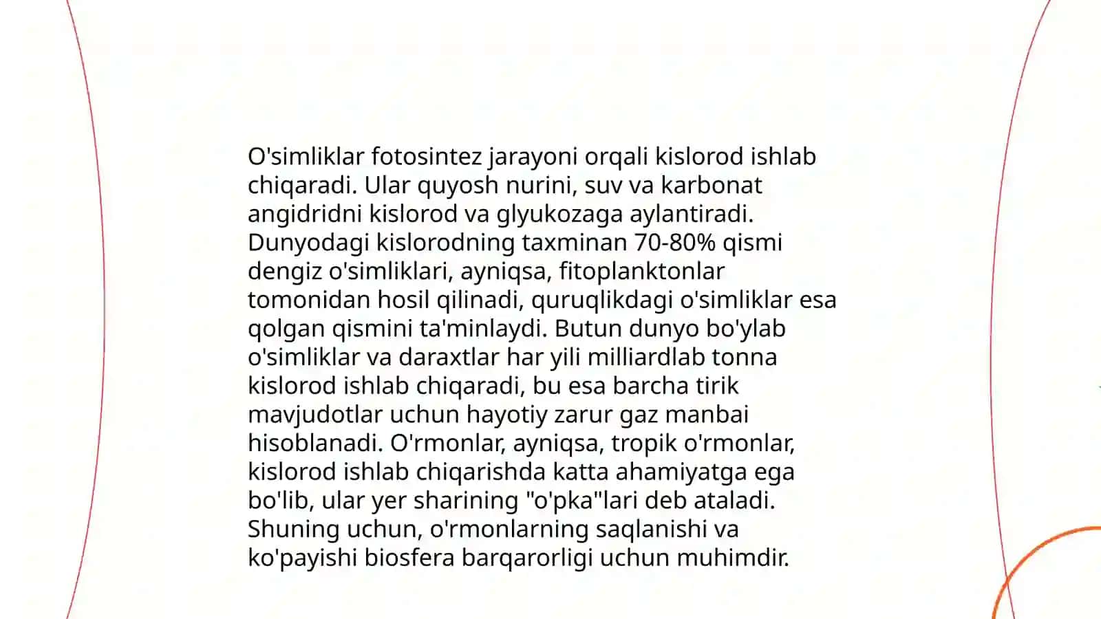 O'simliklarning inson hayotida va biosferadagi ahamiyati 4