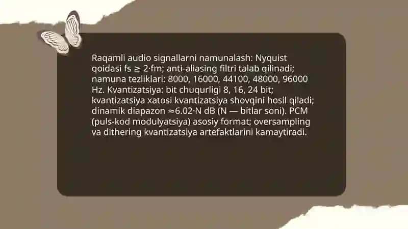 Raqamli axborot texnalogiya fani amaliyotda qoʻllash ovoz,grafik,matn axborotlar 4