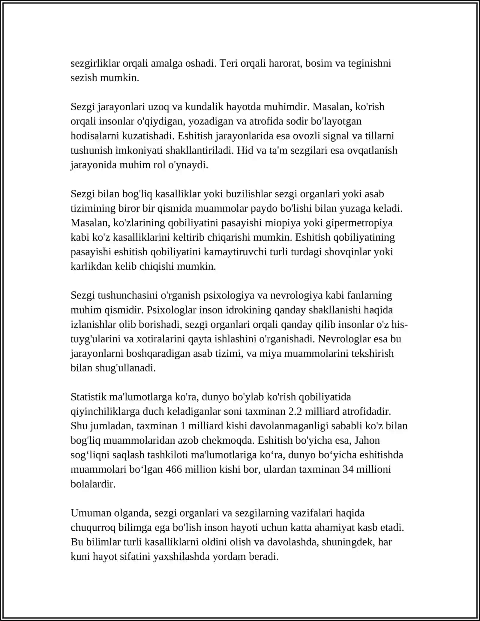 SEZGI HAQIDA UMUMIY TUSHUNCHA VA UNING NERF-FIZIOLOGIK ASOSLARI 4