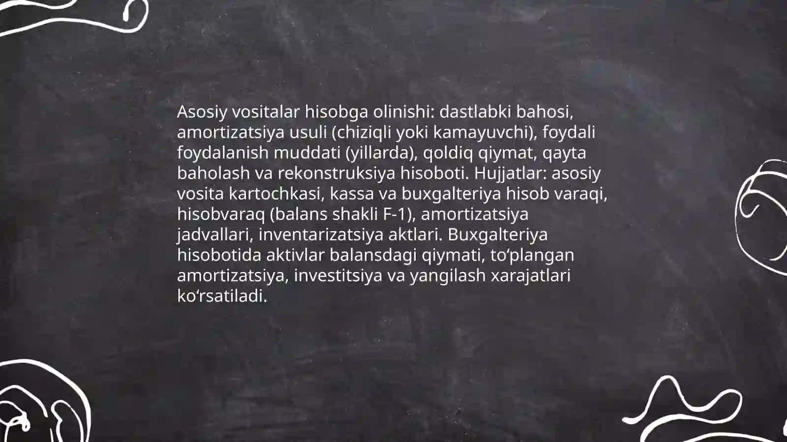 Transport korxonalarida asosiy vositalar tahlili 4