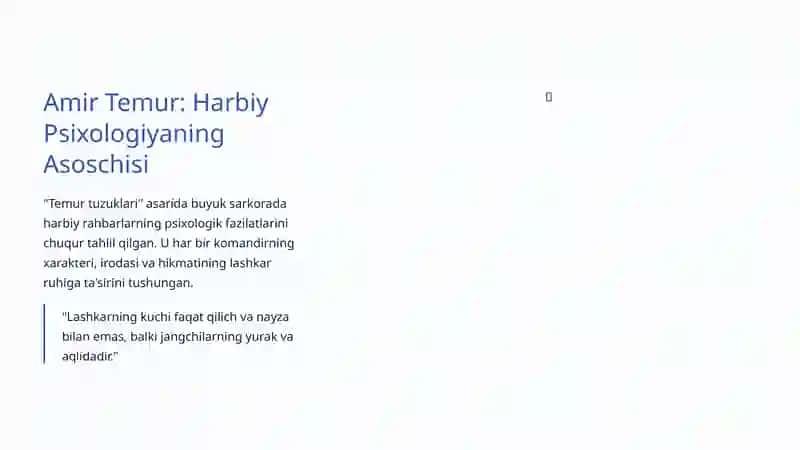 Harbiy Psixologiya: Jangovar Ruhiyat va Psixologik Tayyorlik 4