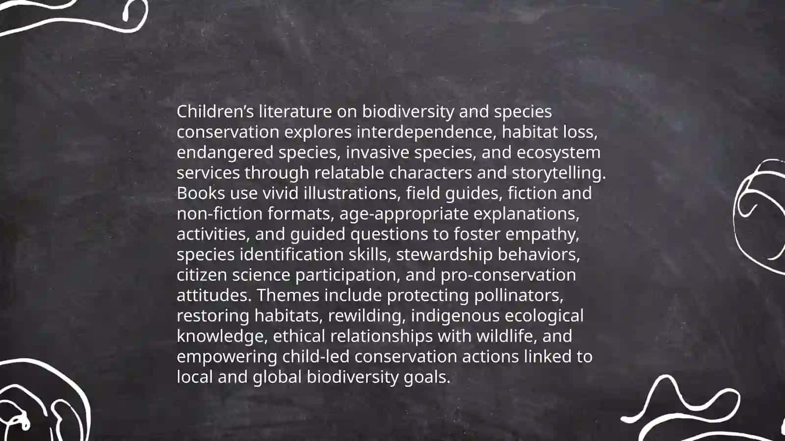Environmental themes in children's lieterature 4