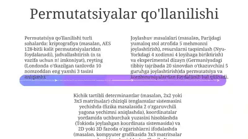 Permutatsiyalar va Kombinatsiyalarni Tasavvur Qilish 4