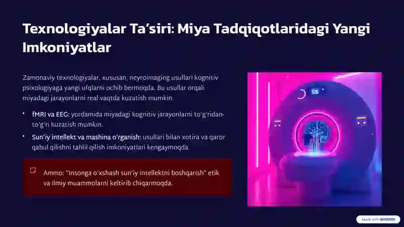 Kognitiv Psixologiyaning Zamonaviy Muammolari 4