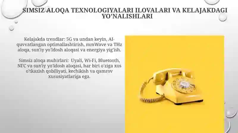 Simsiz Aloqa Standartlari 4