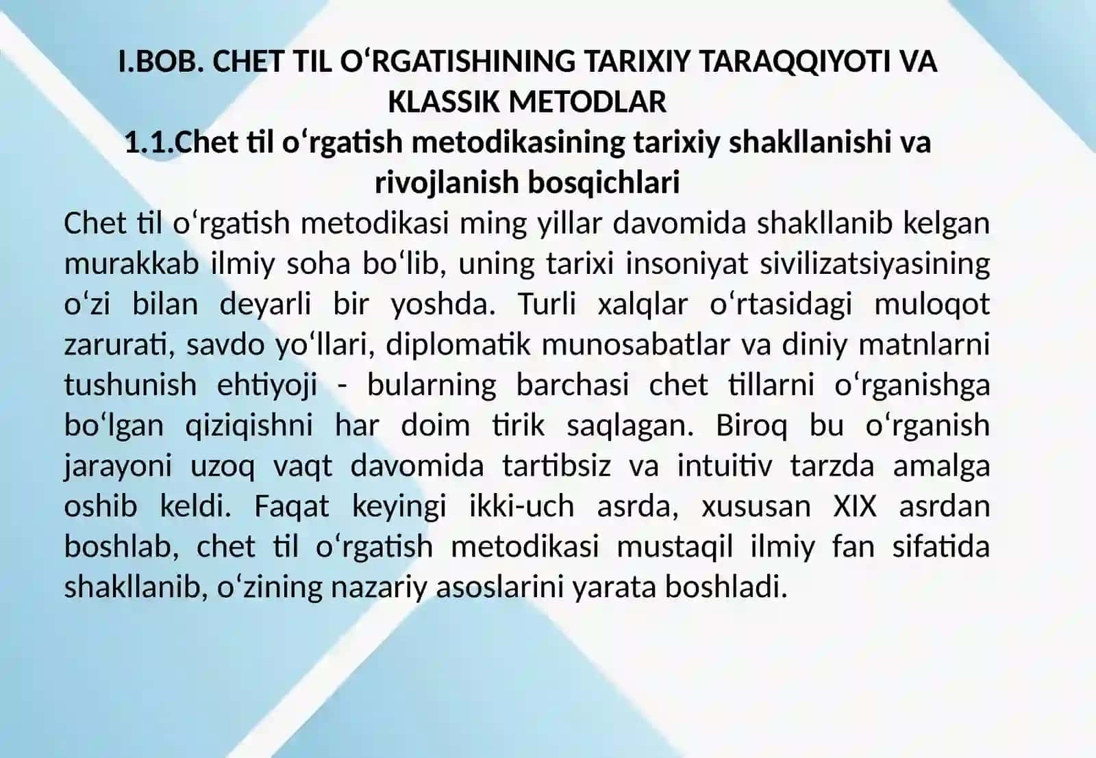 Chet til o‘rgatishda tarixiy metodlarning o‘rni 4