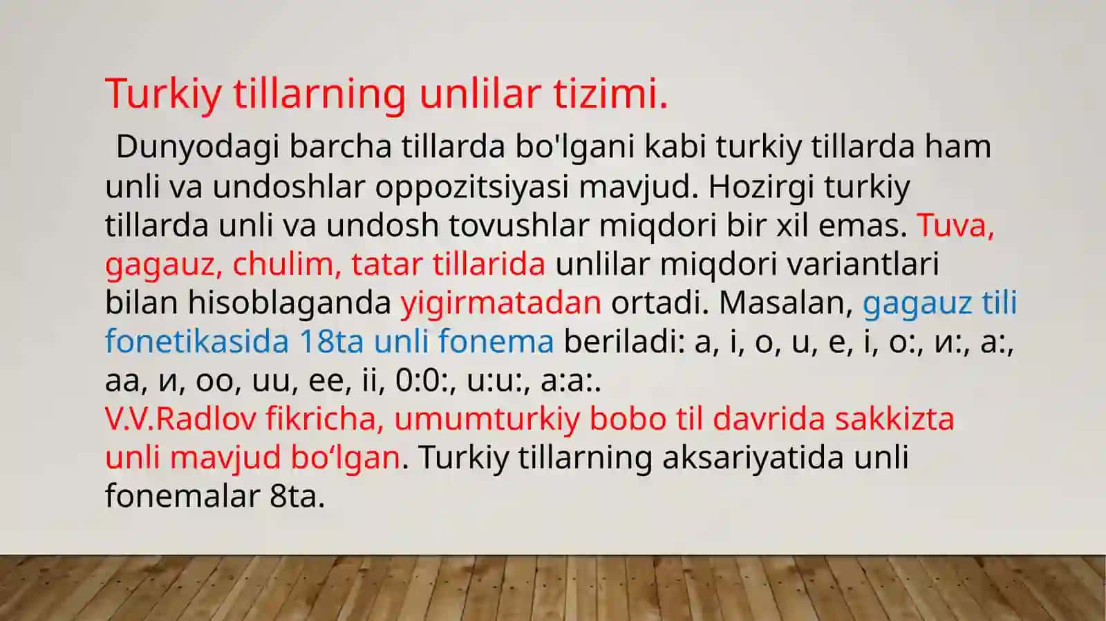 Turkiy tillar tasnifidagi fonetik tamoyillar 4