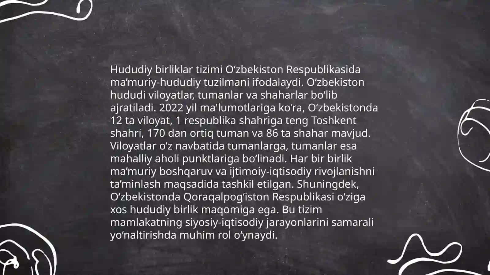 O’zbekistonning ma’muriy-hududiy tuzilishi 4