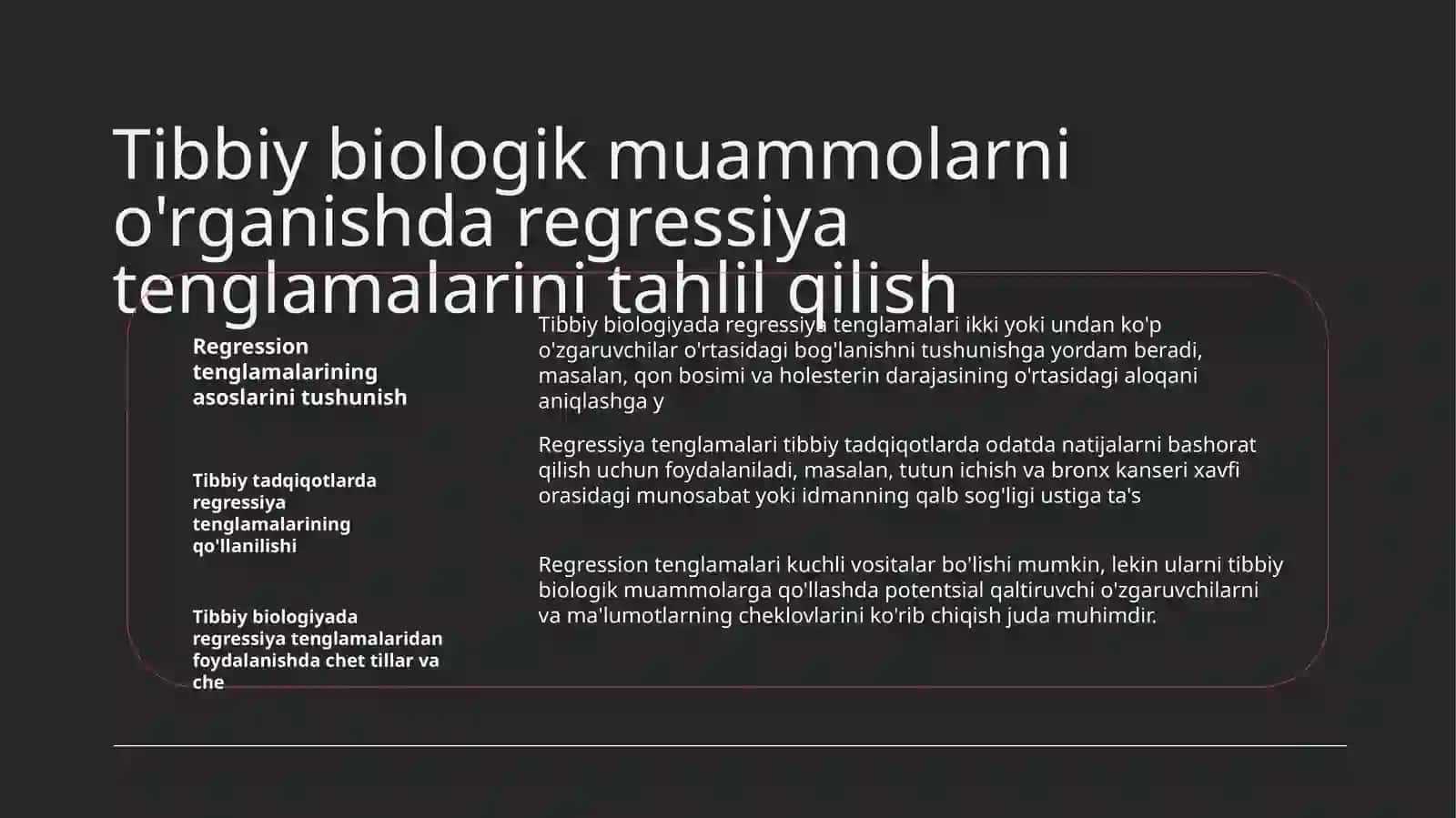 Tibbiy Biologiyada Matematik Statistika Elementlariga Kirish 4