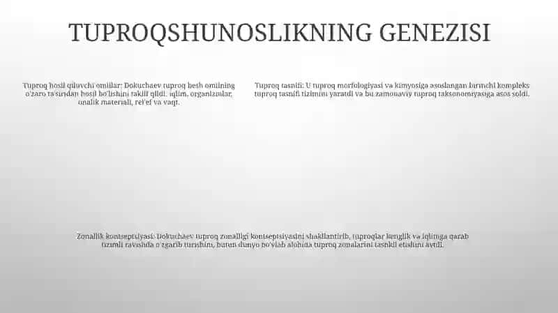 V.V.Dokuchayev-Tuproqshunoslik Va Tuproqlar Geografiyasi Asoschisi 4