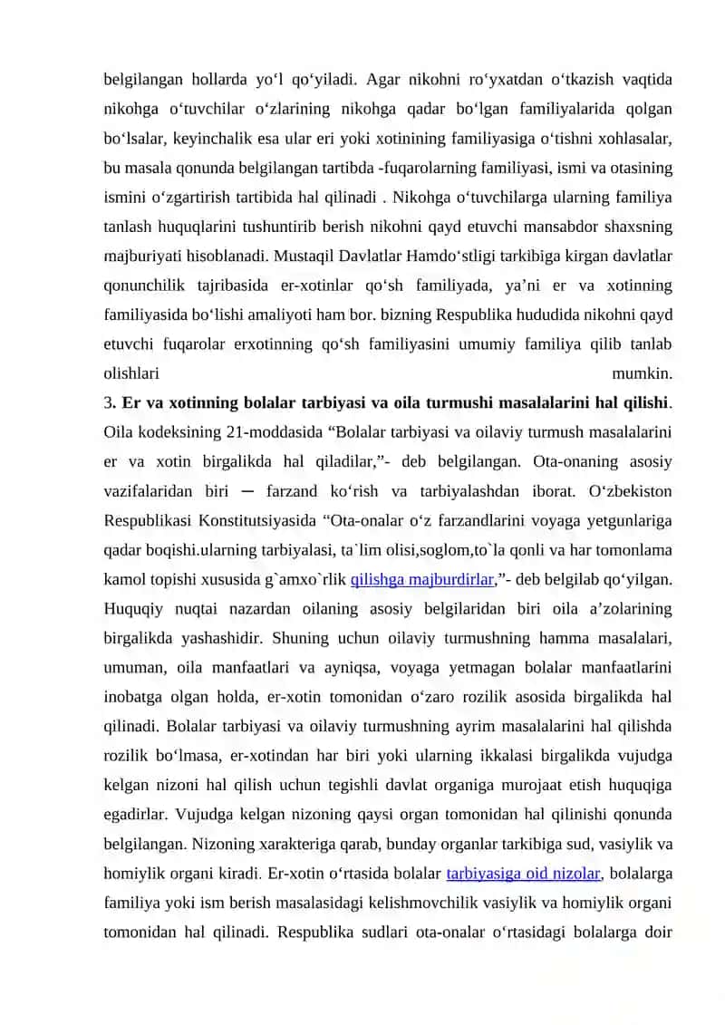 ER-XOTINNING SHAXSIY HUQUQ VA MAJBURIYATLARI 4