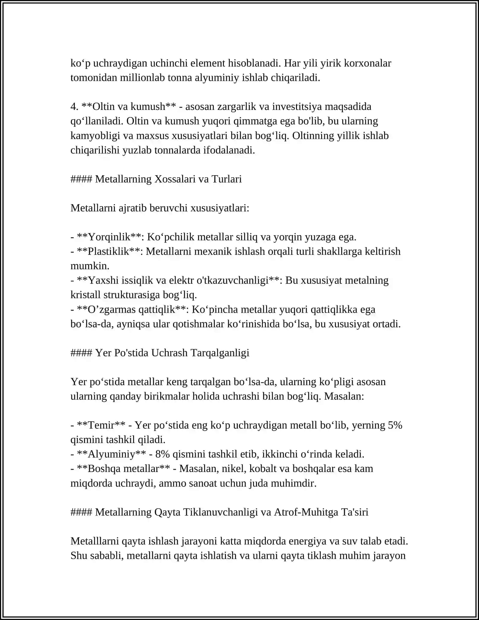 ANORGANIK MODDALARNING ENG MUHIM SINFLARI 4