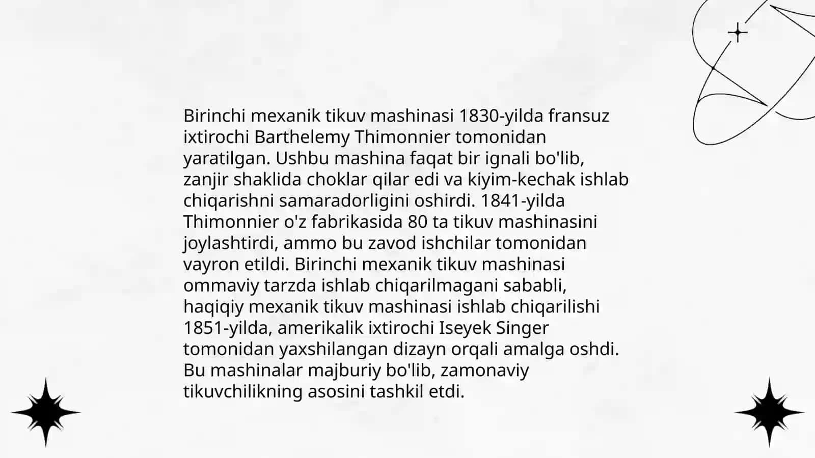 Tikuv mashinalari tarixi 4