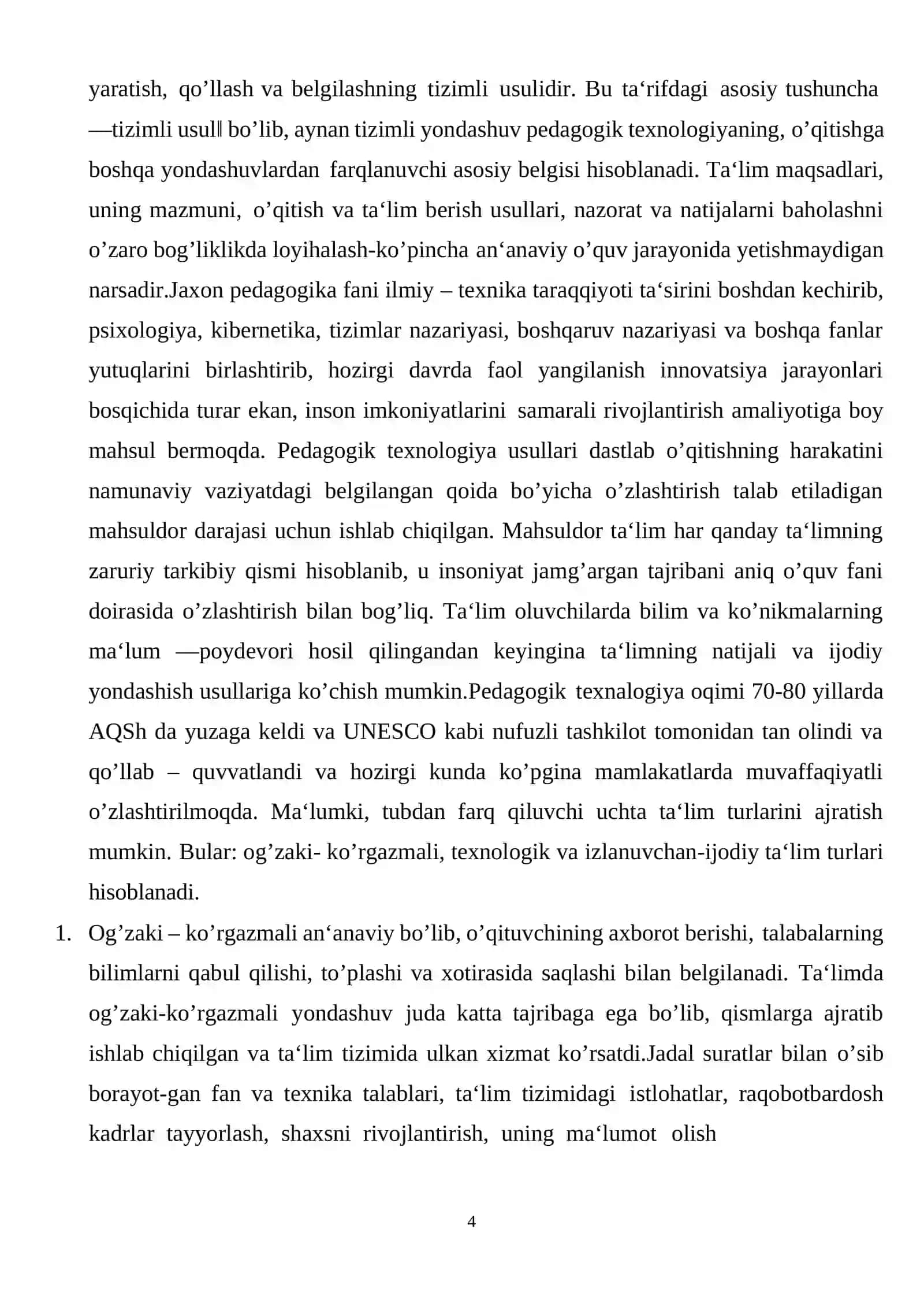 Teksilikning turli tenglamalari 4
