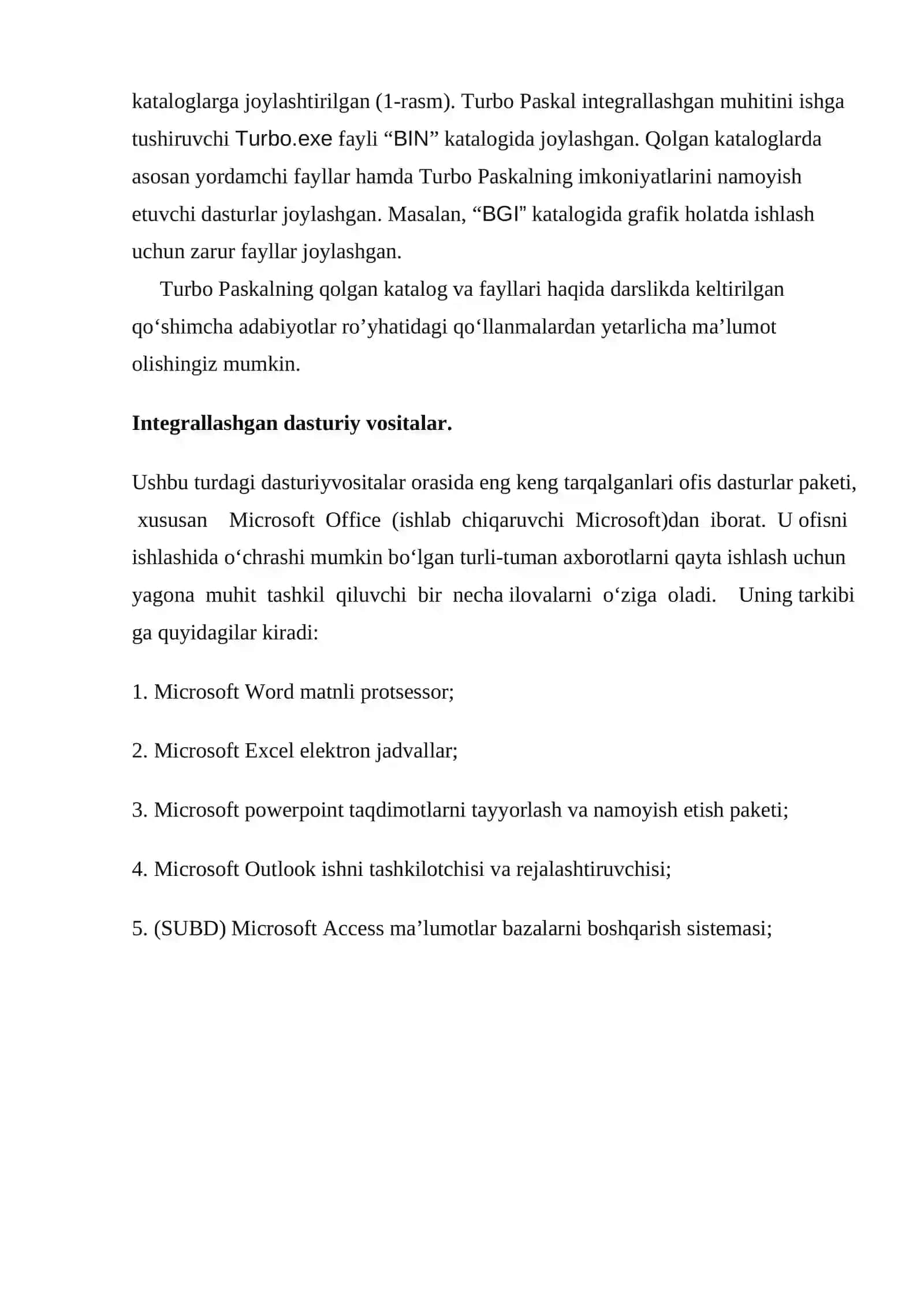 Integrallashgan dasturlash muhiti 4