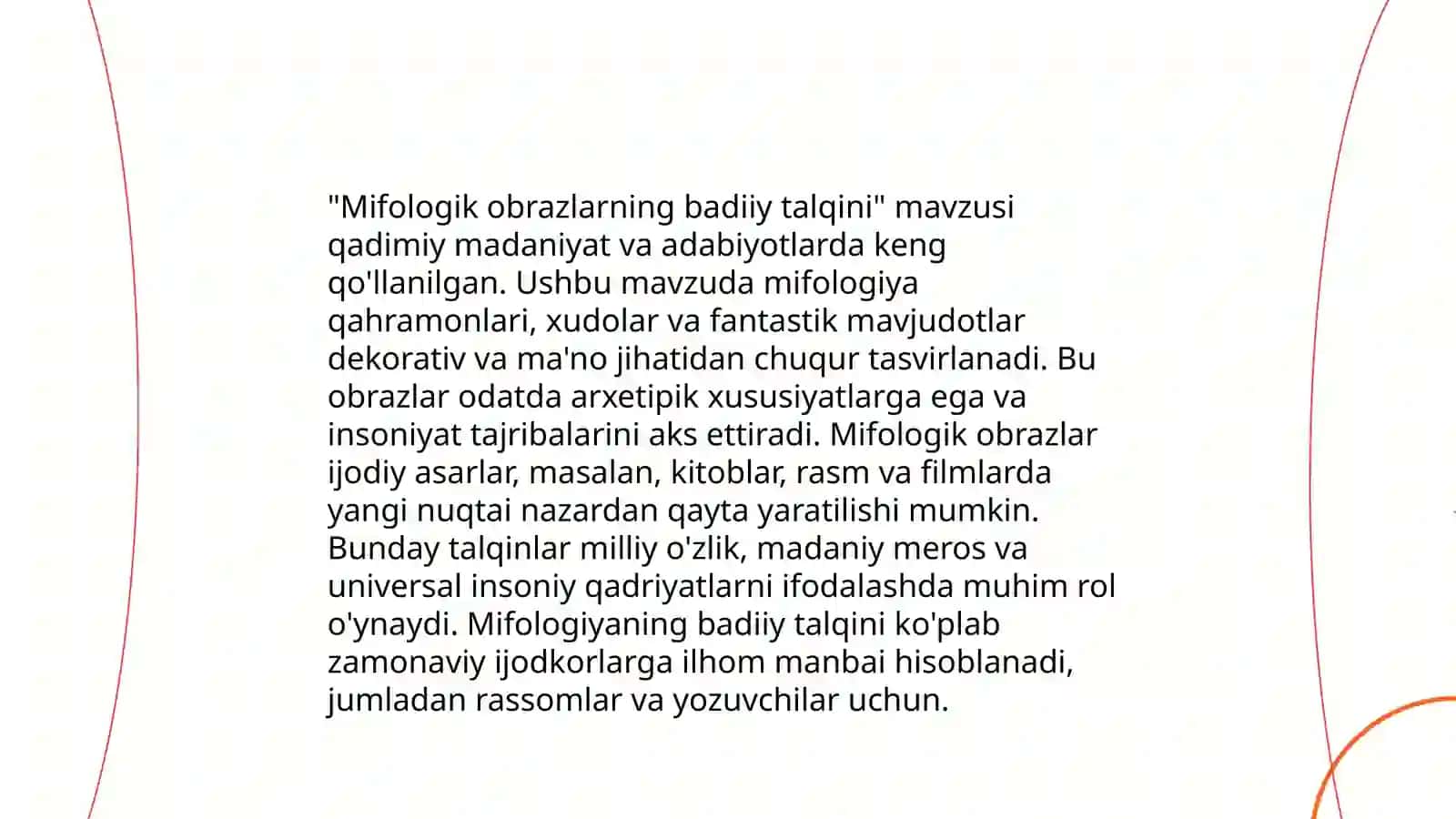 Rivoyat Mif afsona va asotir janrlari badiyati 4