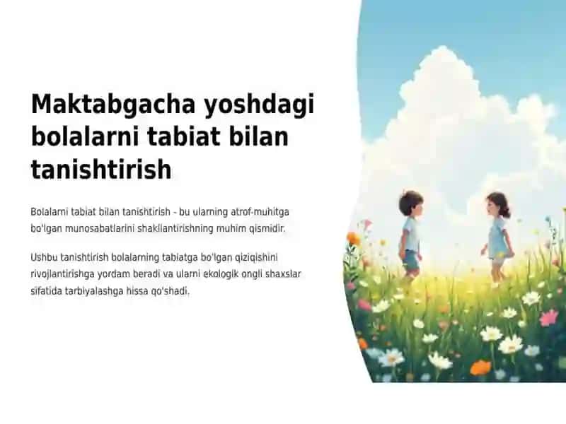 Tabiat bilan tanishtirish metodikasining ilmiy nazariyasoslari 4
