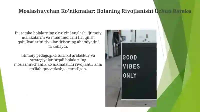 Ijtimoiy pedagogika faoliyatida bolalarning moslashuv koʻnikmalarini shakllantirish Yoqubova 4