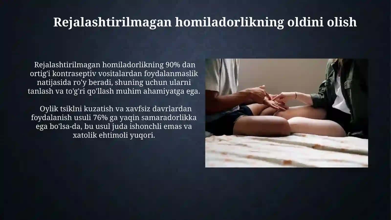 Jinsiy Hayotga Tayyorgarlik 4