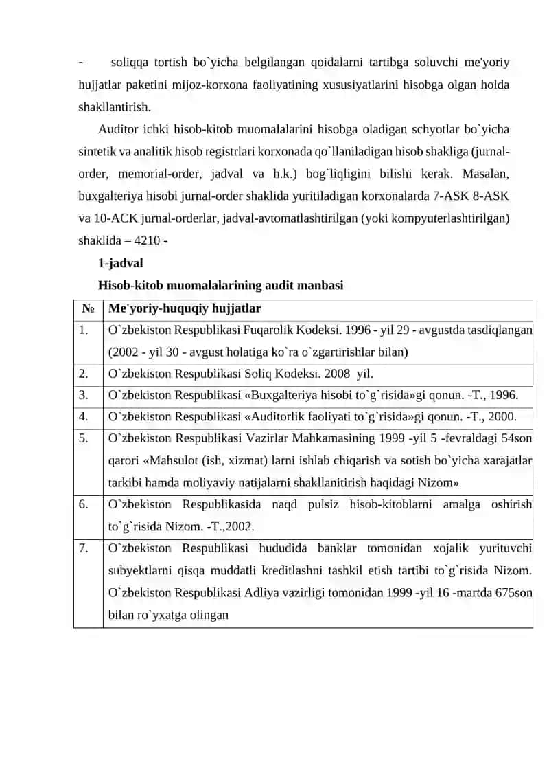 Hisob-kitob va kredit muomalalari 4